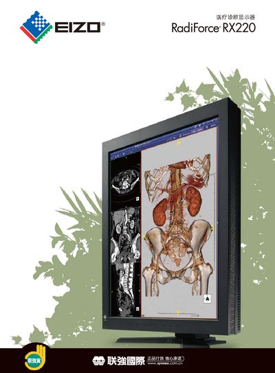 EIZO RadiForce RX220-Y1005CE Medical Diagnosis Display User Manual - cover page