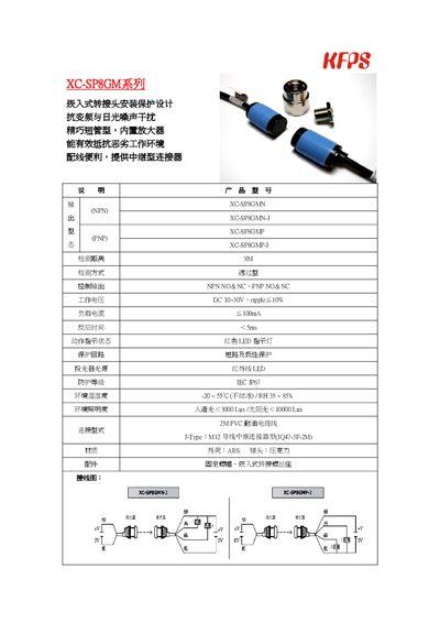 KFPS XC-SP8GM Series Manual - cover page