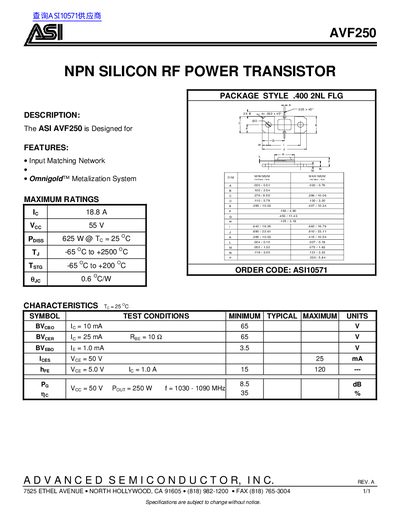 ASI AVF300 handbook(1) - cover page