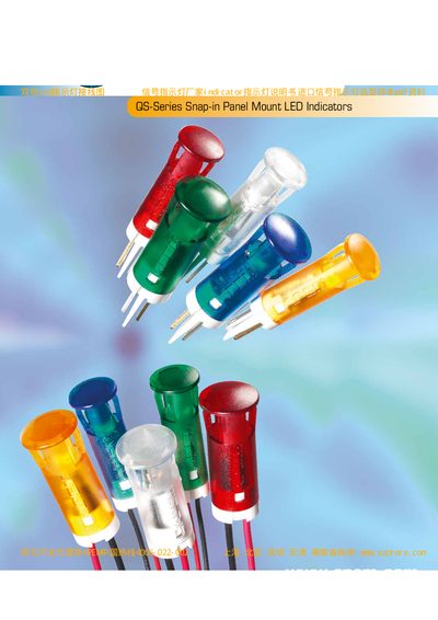 APEM QS-Series Snap-in Panel Mount LED Indicators Datasheet