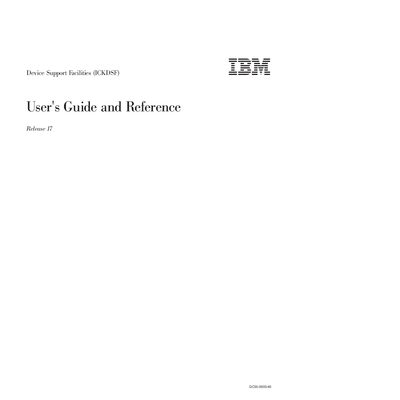 IBM ICKDSF User's Guide and Reference - cover page
