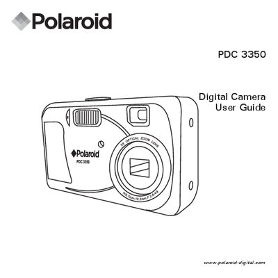 Polaroid PDC 3350 Digital Camera User Guide - cover page