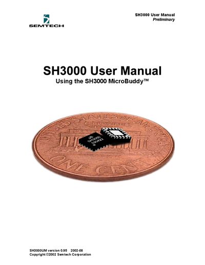 Semtech SH3000 User Manual - cover page