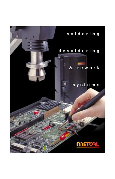 Metcal QX2 Convection Rework System Product Leaflet - cover page