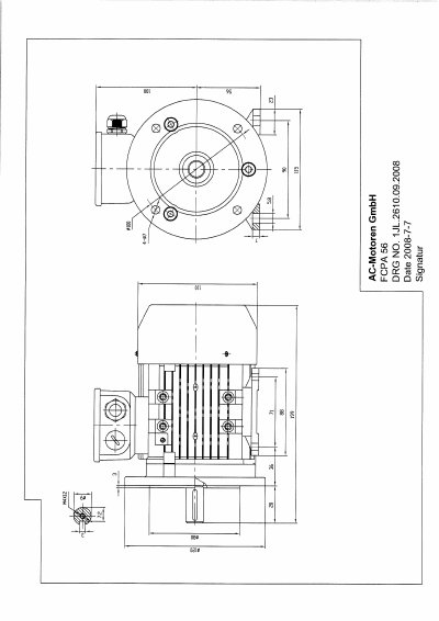 AC-Motoren-FCPA 56 technology data - cover page