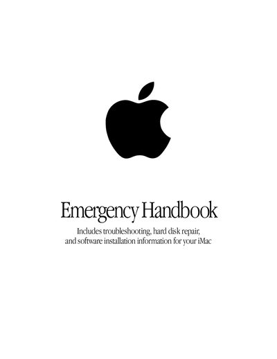 Apple iMac G3 Emergency Handbook