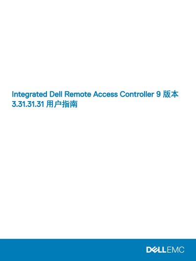 Dell iDRAC 9 User Guide Version 3.31.31.31