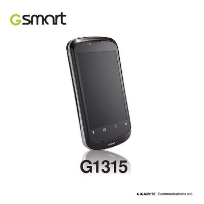 Gigabyte G1315 User Manual - cover page