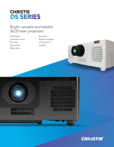 Christie DS Series Projector Specifications - cover page