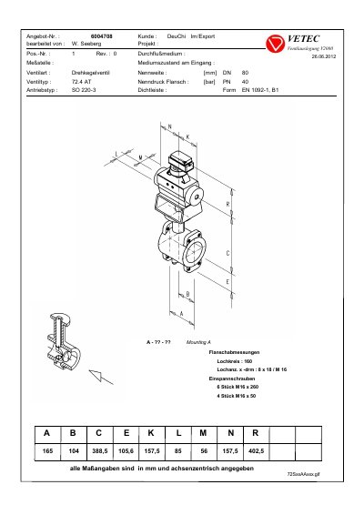 VETEC 72.4 AT SO 220-3 Valve Technology Data - cover page