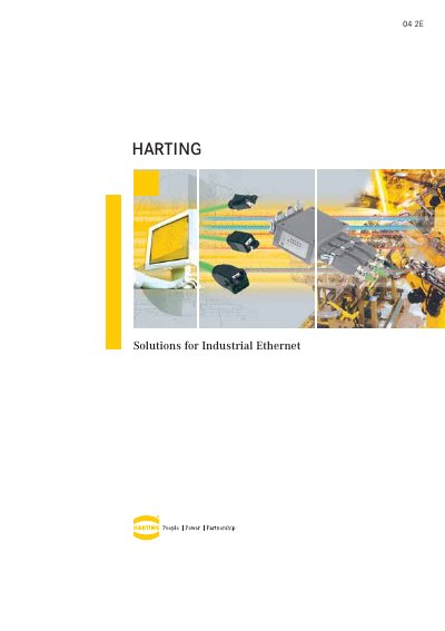HARTING Industrial Ethernet Solutions Catalog - cover page