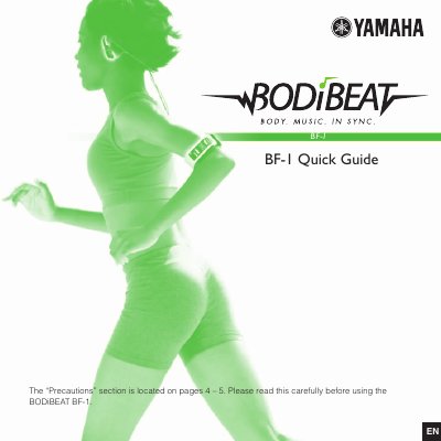 Yamaha BODiBEAT BF-1 Interactive Music Player Quick Guide