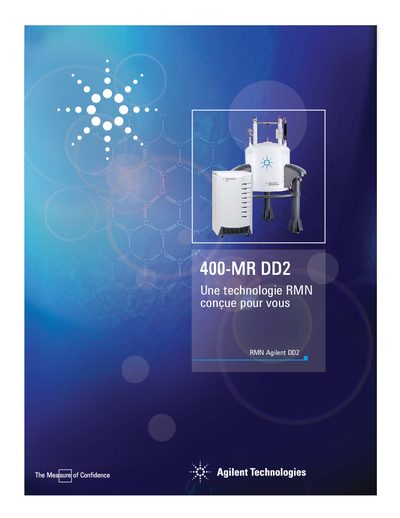 Agilent Technologies 400-MR DD2 NMR System Product Brochure - cover page
