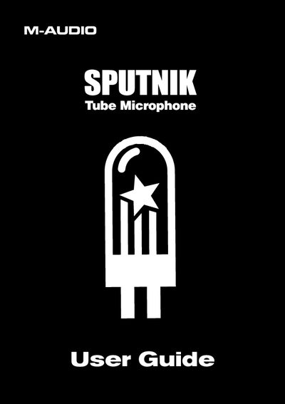 M-Audio Sputnik Tube Microphone User Guide - cover page