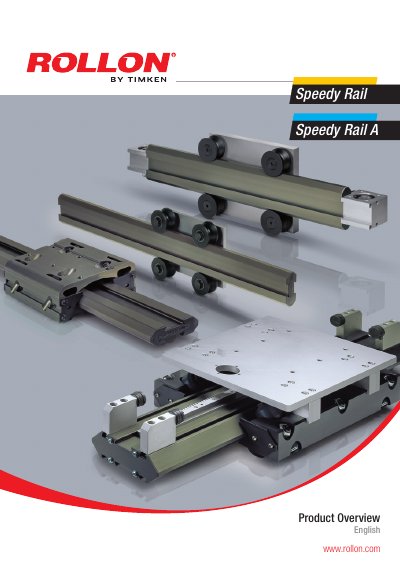 Rollon Speedy Rail A Product Overview - cover page