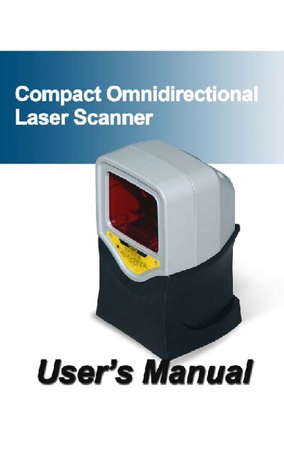 Compact Omnidirectional Laser Scanner User Manual - cover page