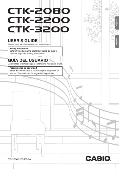 CASIO CTK-2080/CTK-2200/CTK-3200 Manual