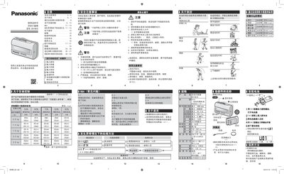 Panasonic EW-NK30 Activity Meter User Manual - cover page