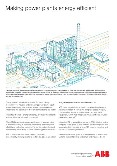ABB Power Generation Energy Efficiency Manual - cover page