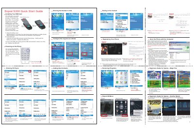 Dopod S300 Quick Start Guide