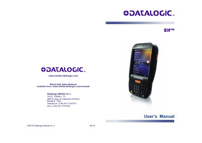 Datalogic Elf Mobile Computer User's Manual - cover page