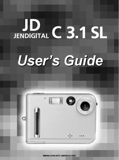 Jenoptik C 3.1 SL Camera User Manual - cover page