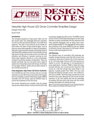LINEAR dn406f handbook - cover page
