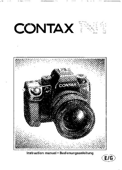 Contax N1 User Manual - cover page