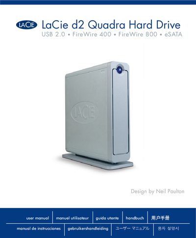 LaCie d2 Quadra Hard Drive User Manual