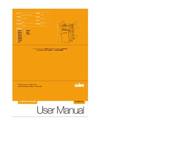 Sampo CB-U9151SL Shredder User Manual