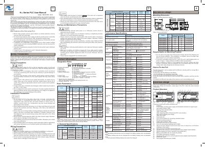Inovance H2U Series PLC User Manual - cover page