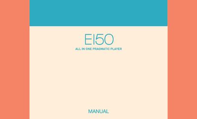 iriver EI50 Player User Manual - cover page