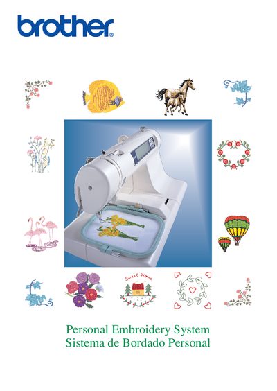 Brother abastye Personal Embroidery System User Manual - cover page