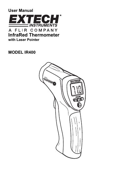 Extech IR400 Infrared Thermometer User Manual