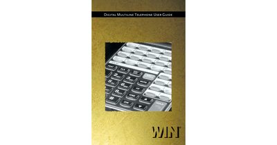 WINSDIGITAL Multiline Telephone User Guide - cover page