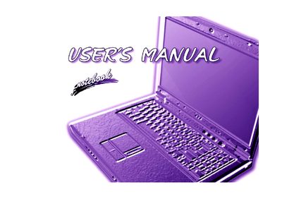 Laptop User Manual - cover page