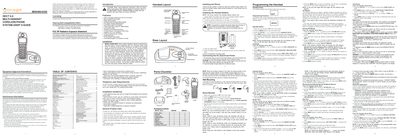 Vonage MD6400/MD6430 Cordless Phone System User Guide - cover page