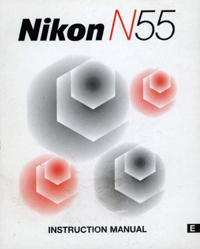 Nikon N55 Camera User Manual - cover page