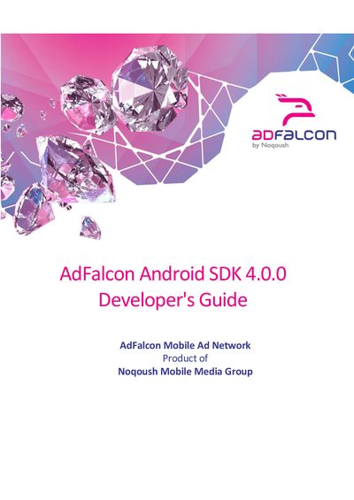 AdFalcon Android SDK 4.0.0 Developer's Guide - cover page
