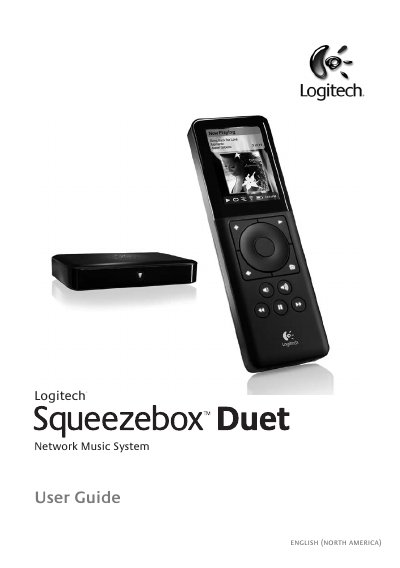 Logitech Squeezebox Duet User Manual - cover page