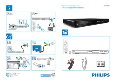 PHILIPS DVP3388K user guide ( English ) - cover page