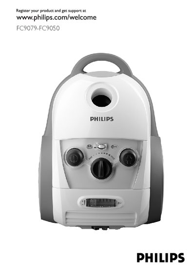 Philips FC9079-FC9050 Vacuum Cleaner User Manual - cover page