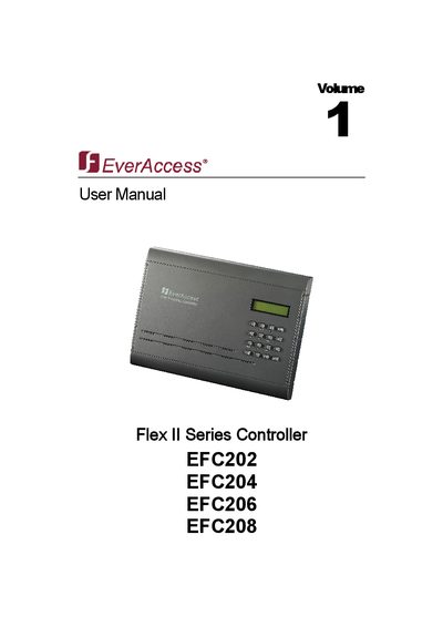 EverFocus Electronics Corp EFC-02-2A_manual - cover page