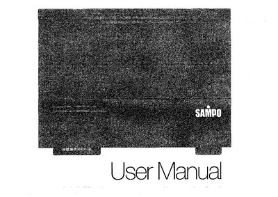 Sampo Hang Wall Fan User Manual - cover page
