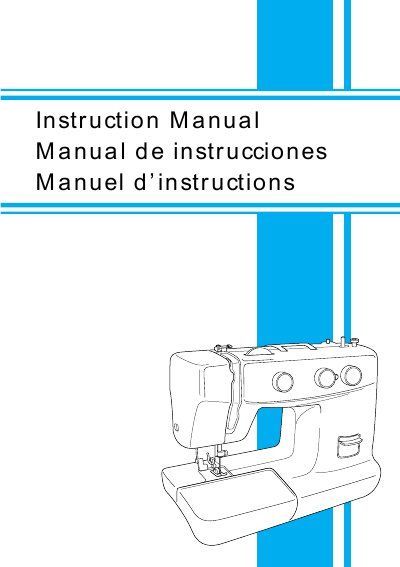 Sewing Machine Household Use Instruction Manual - cover page