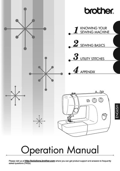 Brother LS-2000 Series Sewing Machine Operation Manual