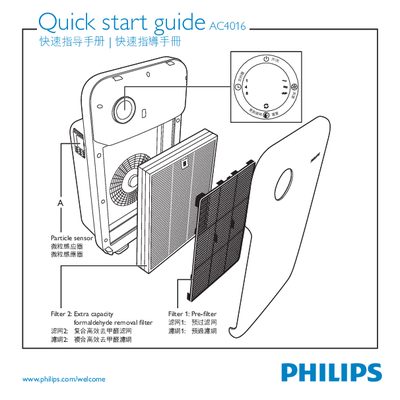 Philips AC4016 Quick Start Guide - cover page