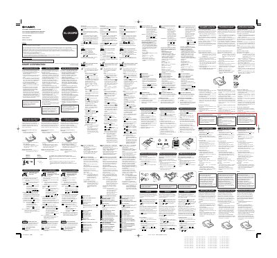 SHARP EL-2630PIII Operation Manual