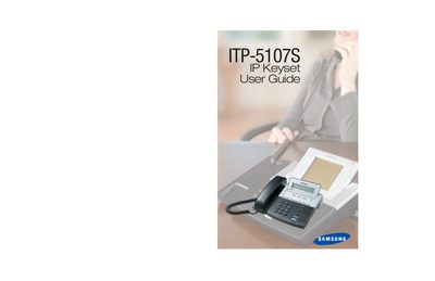 Samsung ITP-5107S OfficeServ IP Keyset User Guide - cover page