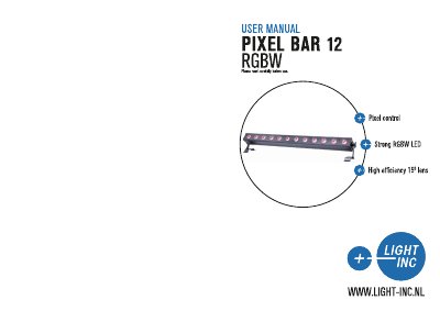 PIXEL BAR 12 RGBW User Manual